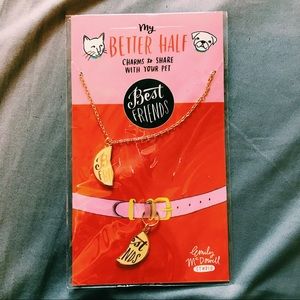 Emily McDowell Pet Collar Charm & Necklace